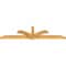 Ekena Millwork Redmond Rough Sawn Timber Gable Bracket, Western Red Cedar, 96"W x 24"H x 4"D x 4"F, 6/12 Pitch GBW096X24X0404RED00RWR - alternate 4
